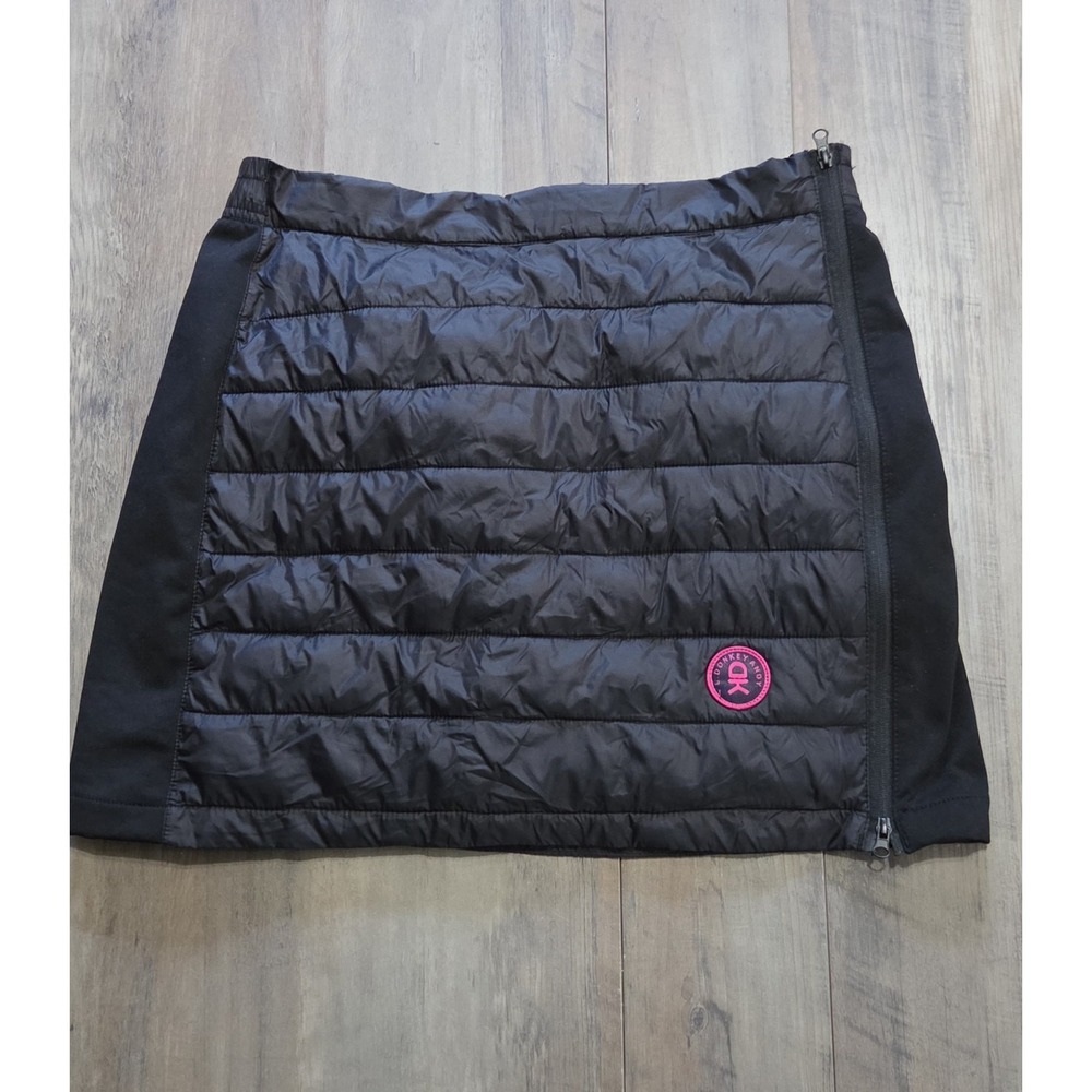 Little Donkey Andy Women's Lightweight Black Skirt Size L  Warm Quilted Outdoors